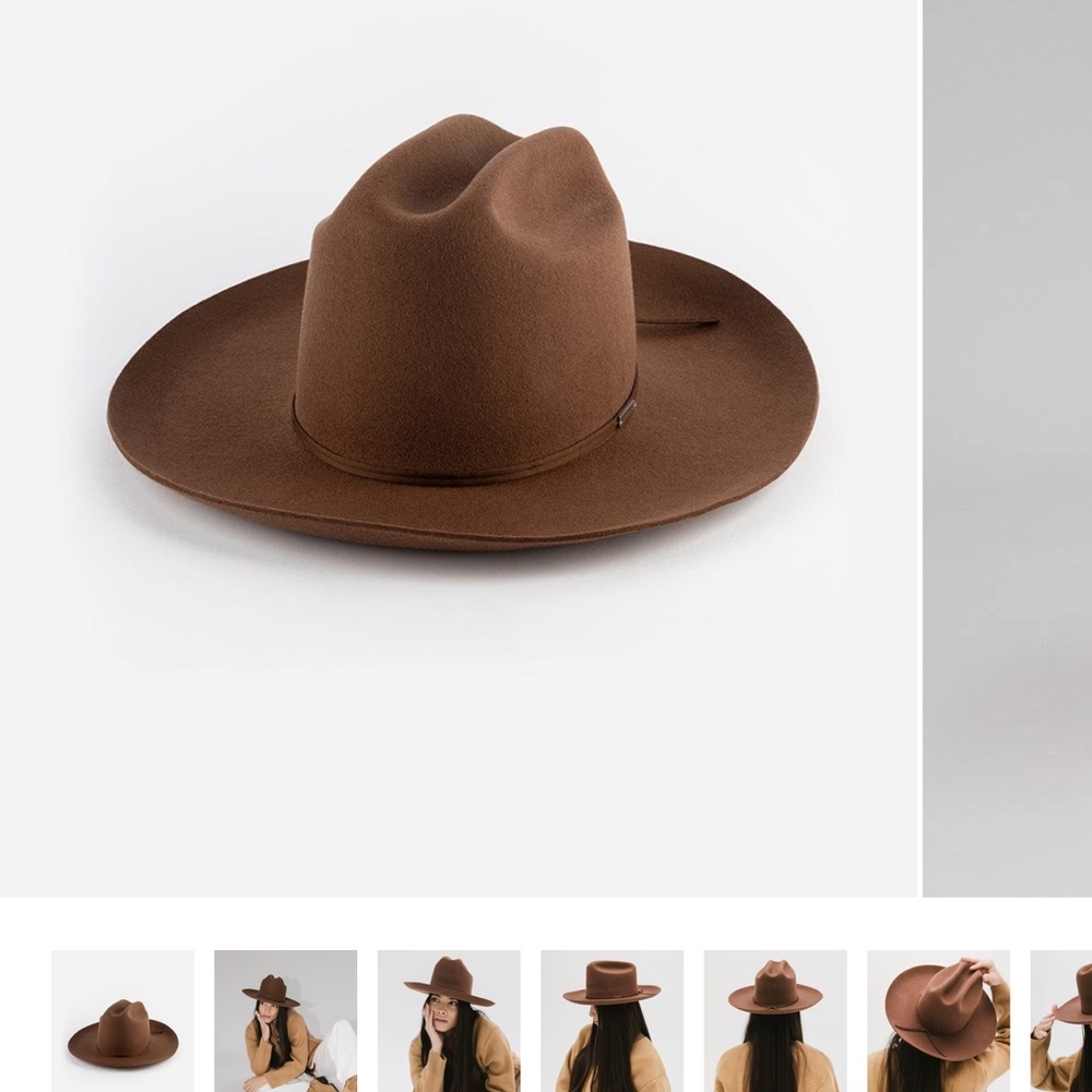 Gigi Pip Brown Ezra Western Hat